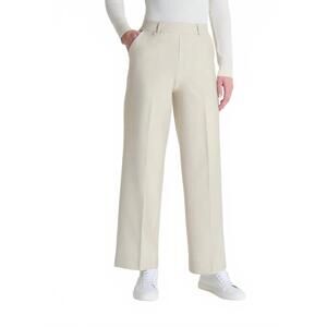 NEW RAGNO cropped wide leg pants in champagne